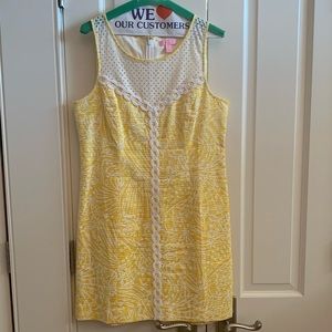 Lilly Pulitzer MacFarlane Lace Detail Shift Dress